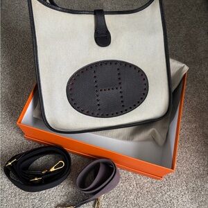 Hermes Toile Evelyne Bag